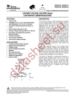 TPS72118DBVT datasheet  